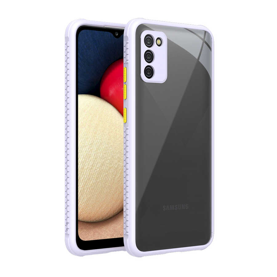 Galaxy A02S Kılıf NXXA Kaff Kapak-Mor