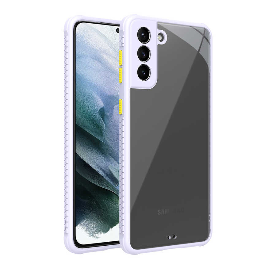 Galaxy S21 Plus Kılıf NXXA Kaff Kapak-Mor