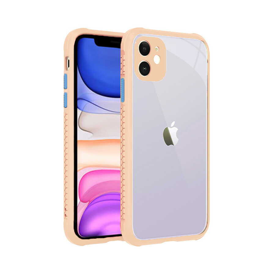 iPhone 11 Uyumlu NXXA Kaff Kapak-Pembe