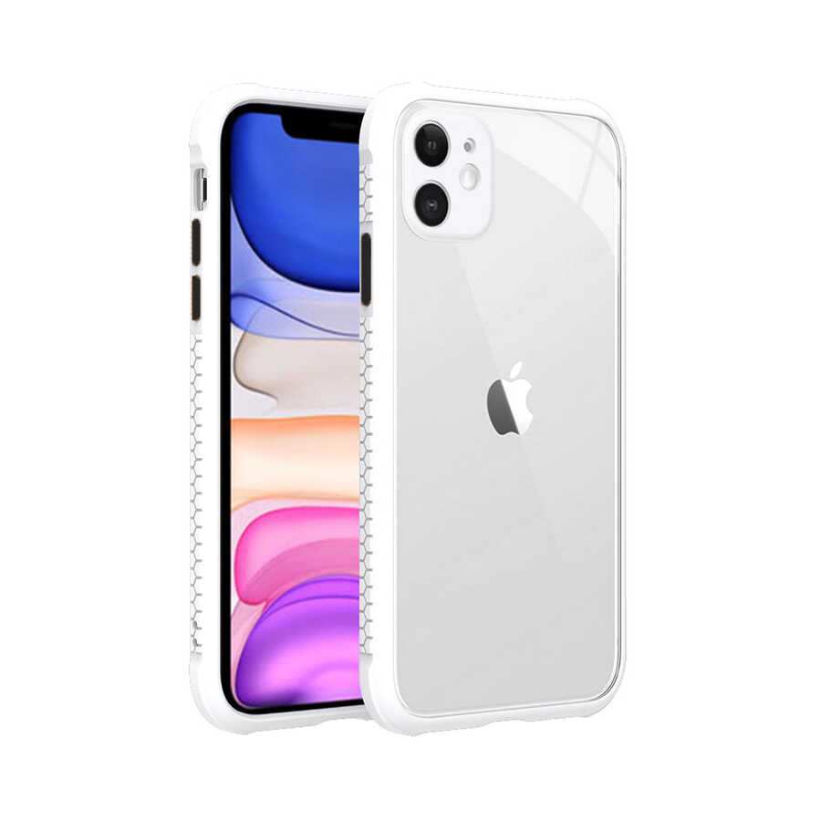 iPhone 11 Kılıf NXXA Kaff Kapak-Renksiz