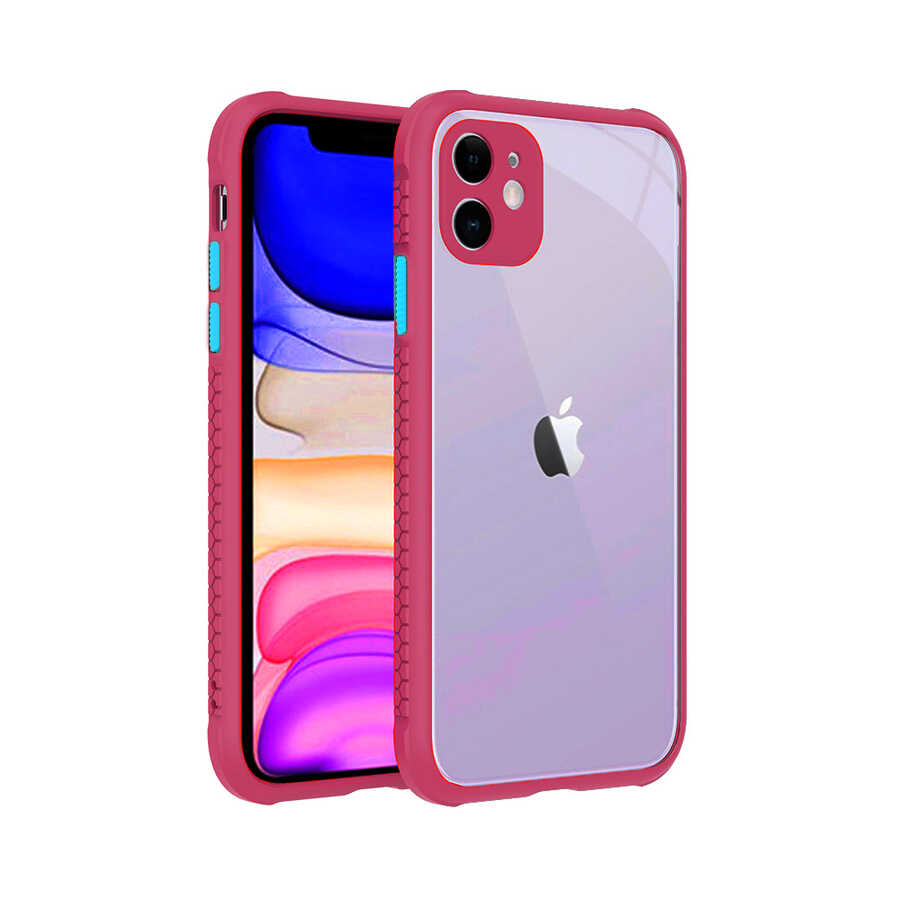iPhone 11 Uyumlu NXXA Kaff Kapak-Mürdüm