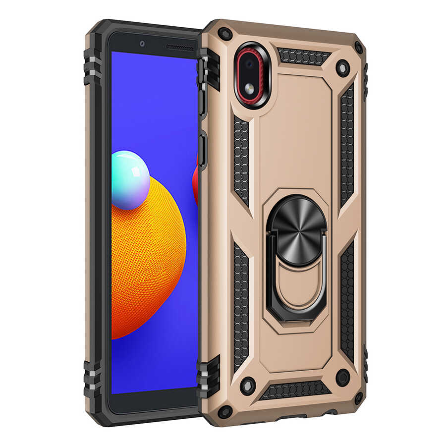 Galaxy A01 Core Kılıf NXXA Vega Kapak-Gold