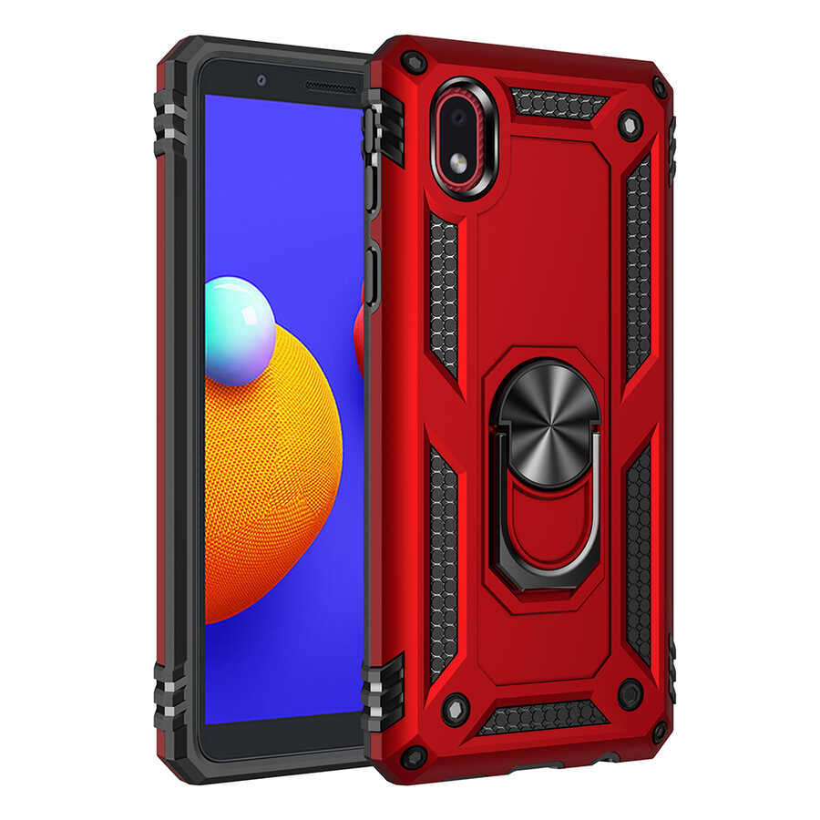 Galaxy A01 Core Kılıf NXXA Vega Kapak-Kırmızı