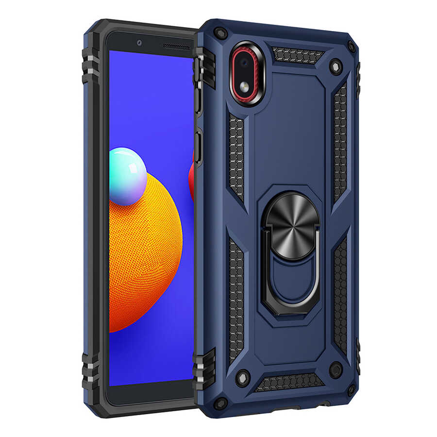 Galaxy A01 Core Kılıf NXXA Vega Kapak-Mavi