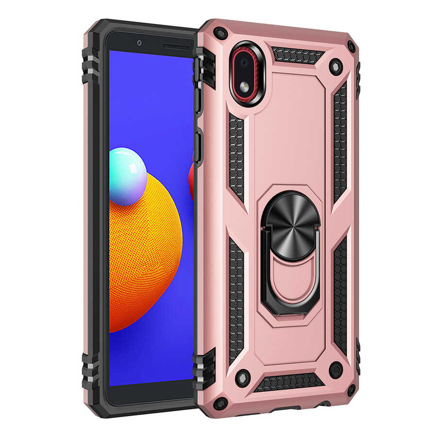 Galaxy A01 Core Kılıf NXXA Vega Kapak-Rose Gold