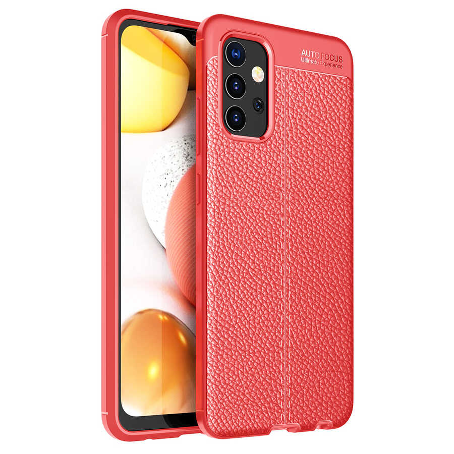 Galaxy A32 4G Kılıf NXXA Niss Silikon Kapak-Kırmızı