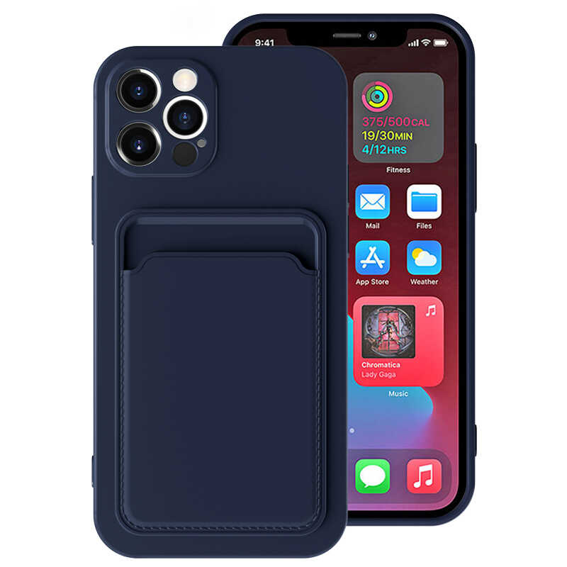 iPhone 12 Pro Uyumlu NXXA Ofix Kapak-Lacivert