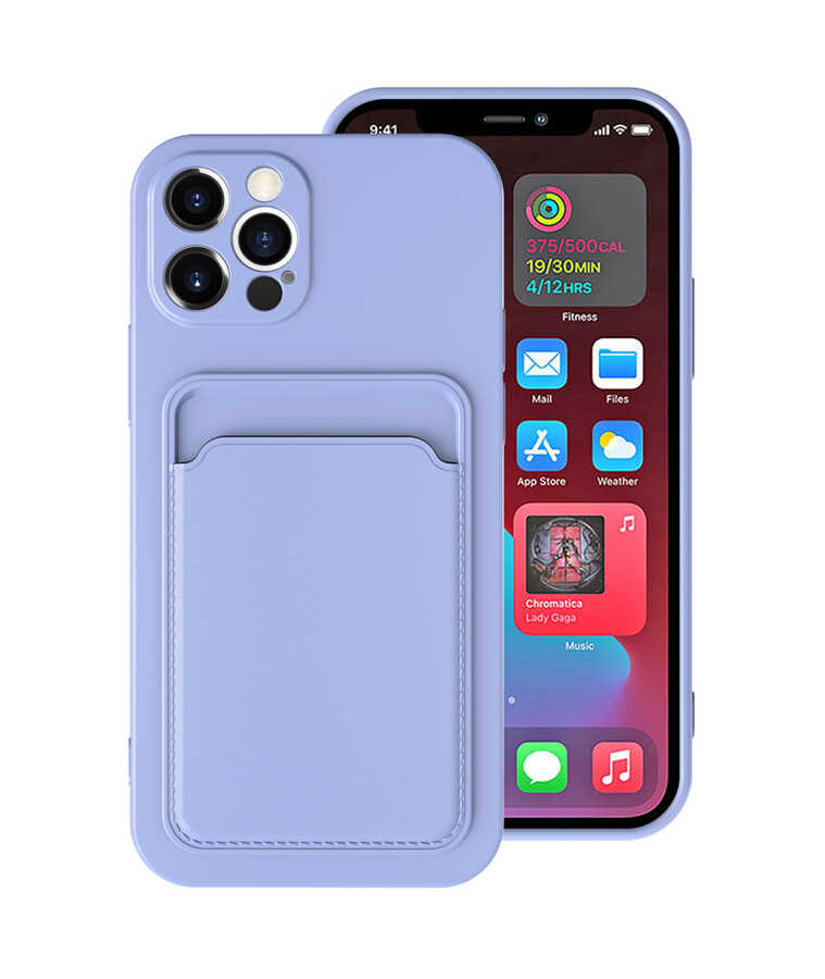 iPhone 12 Pro Max Uyumlu ​​NXXA Ofix Kapak-Lila
