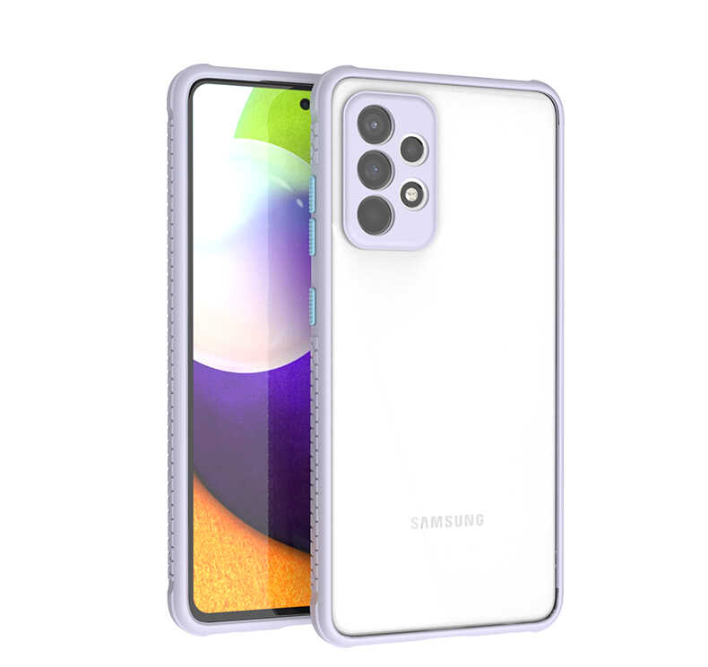 Galaxy A52 Kılıf NXXA Kaff Kapak-Mor