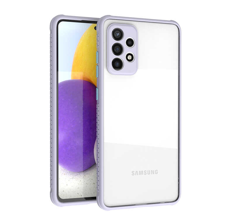 Galaxy A72 Kılıf NXXA Kaff Kapak-Mor