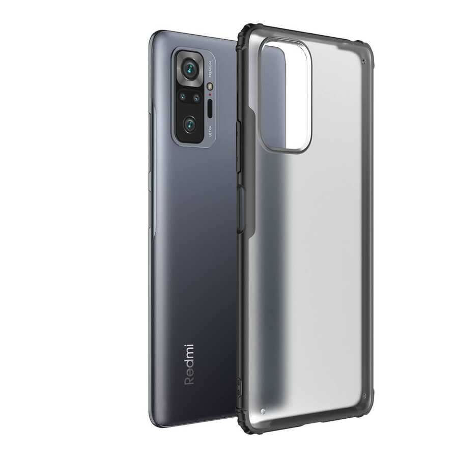 Xiaomi Redmi Note 10 Pro Kılıf NXXA Volks Kapak-Siyah