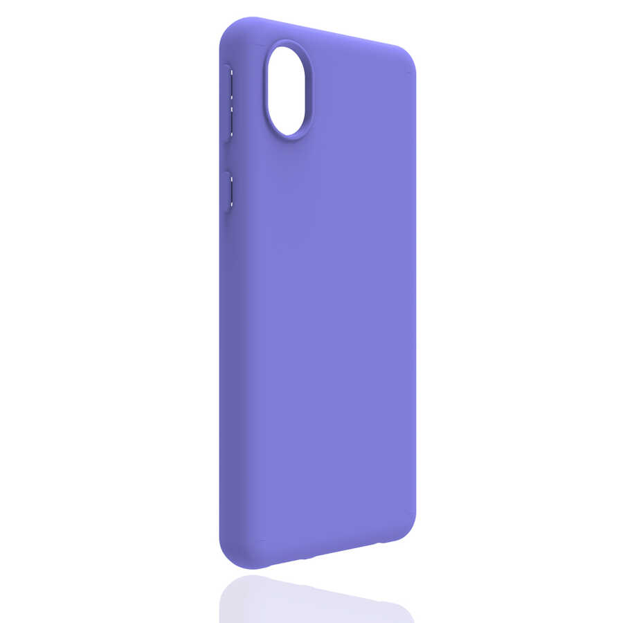 Galaxy A01 Core Kılıf NXXA Biye Silikon-Mor