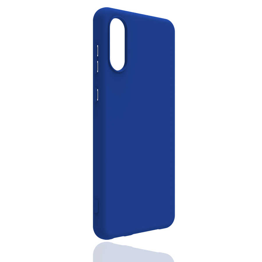 Galaxy A02 Kılıf NXXA Biye Silikon-Mavi