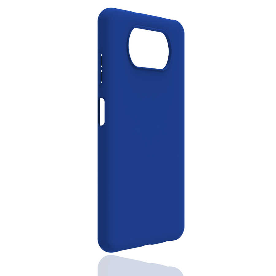 Xiaomi Poco X3 Kılıf NXXA Biye Silikon-Mavi