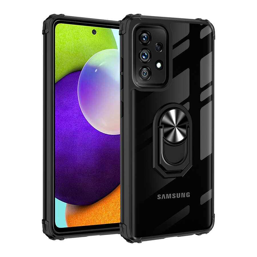 Galaxy A72 Kılıf NXXA Mola Kapak-Siyah