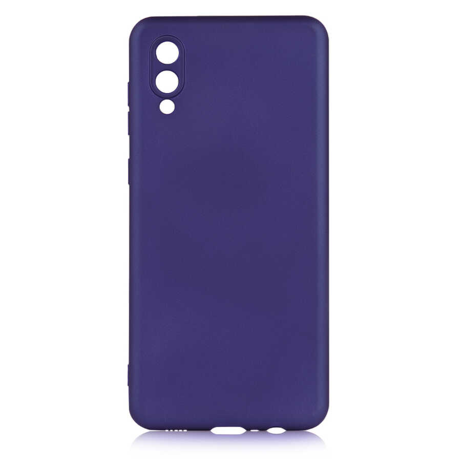 Galaxy A02 Kılıf NXXA Premier Silikon Kapak-Lacivert