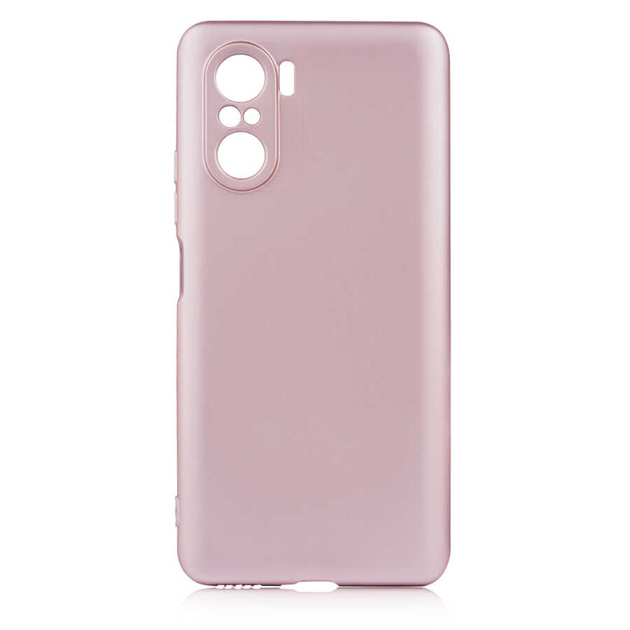 Xiaomi Poco F3 Kılıf NXXA Premier Silikon Kapak-Rose Gold
