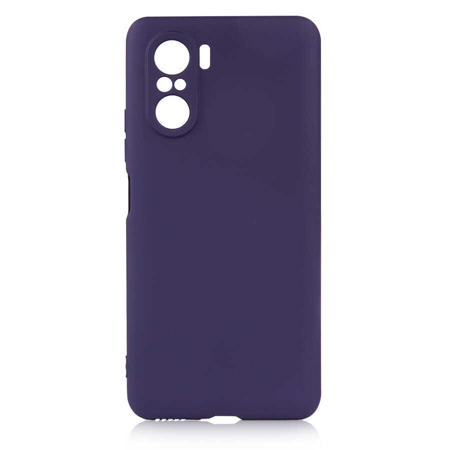 Xiaomi Poco F3 Kılıf NXXA Premier Silikon Kapak-Lacivert