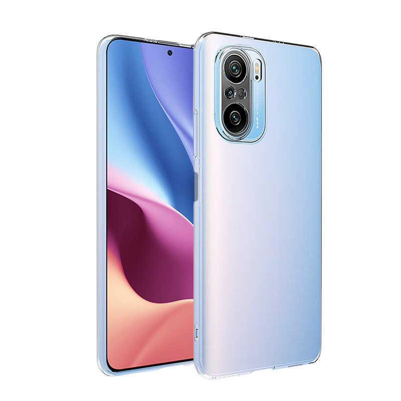 Xiaomi Redmi K40 Kılıf NXXA Süper Silikon Kapak-Renksiz