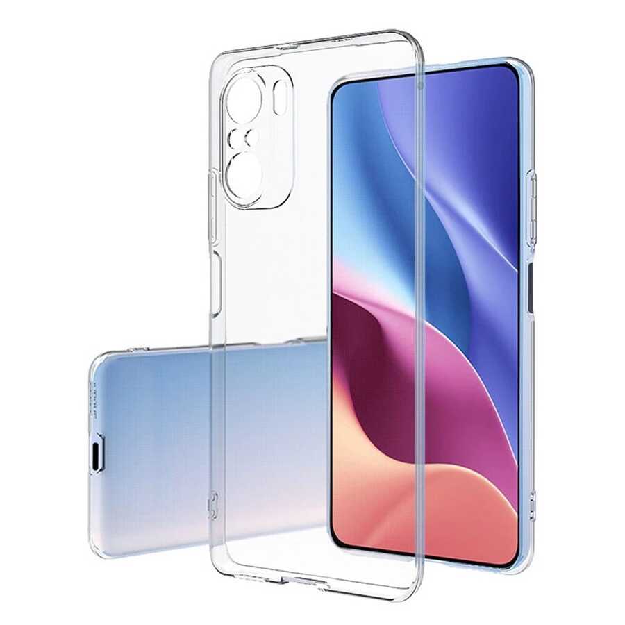 Xiaomi Redmi Note 10S Kılıf NXXA Süper Silikon Kapak-Renksiz