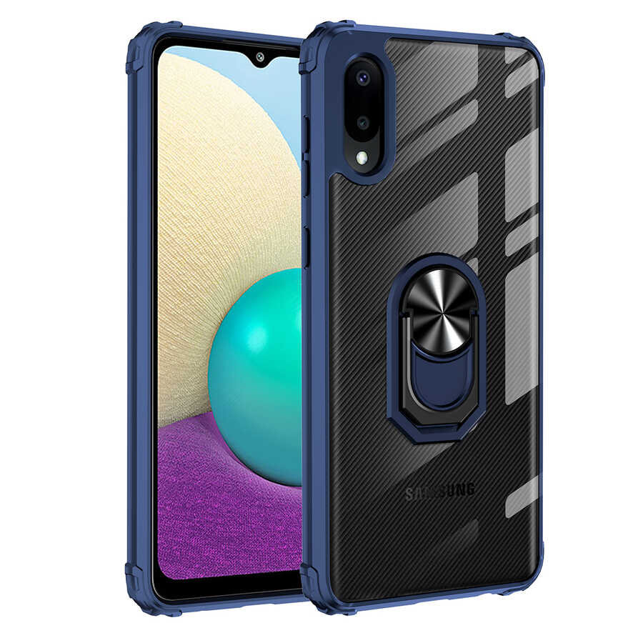 Galaxy A02 Kılıf NXXA Mola Kapak-Lacivert