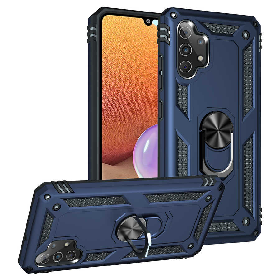 Galaxy A32 4G Kılıf NXXA Vega Kapak-Mavi