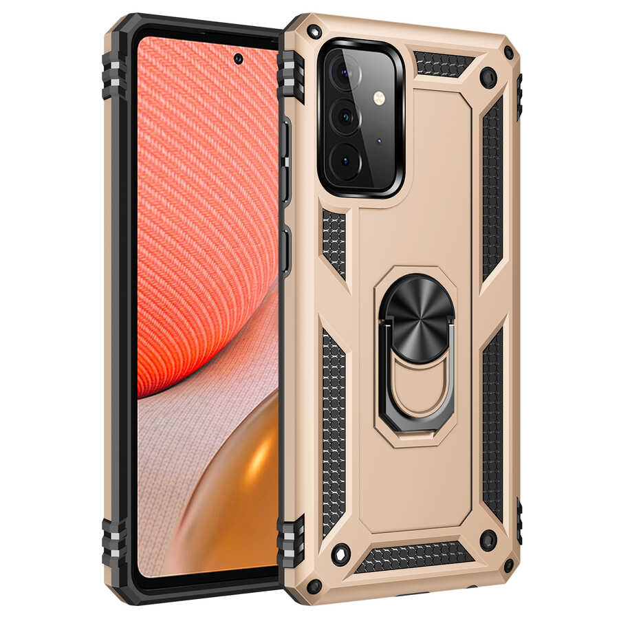 Galaxy A52 Kılıf NXXA Vega Kapak-Gold