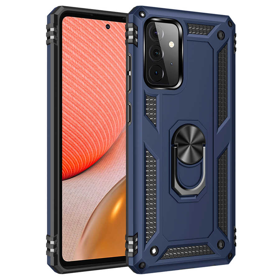 Galaxy A52 Kılıf NXXA Vega Kapak-Mavi