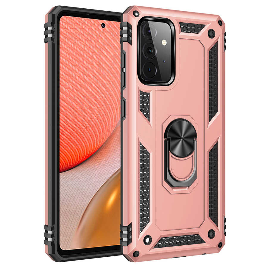 Galaxy A52 Kılıf NXXA Vega Kapak-Rose Gold