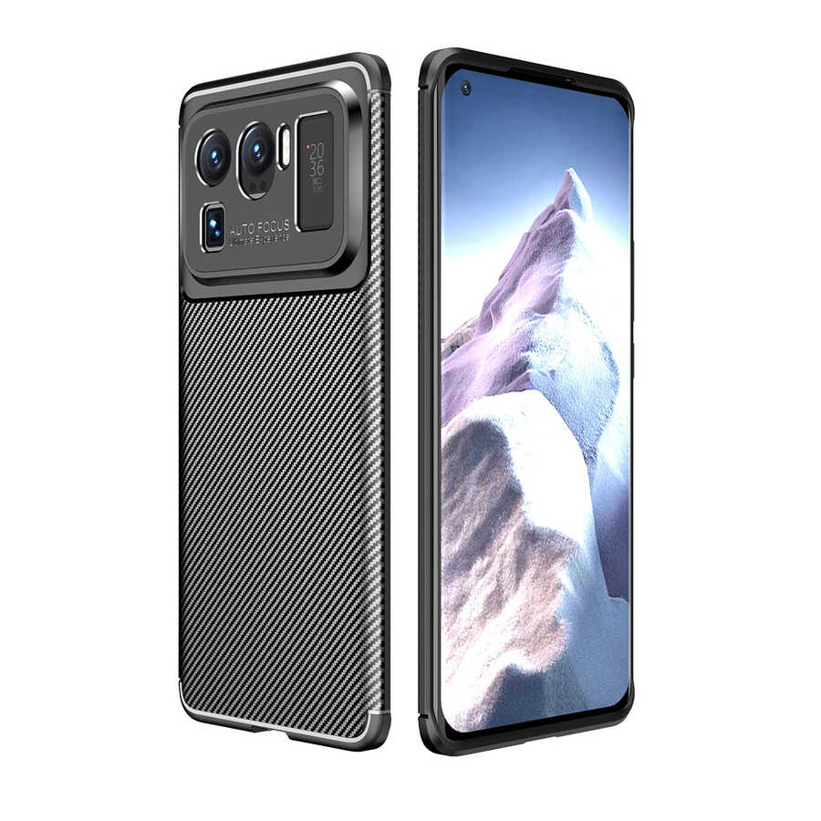 Xiaomi Mi 11 Ultra Kılıf NXXA Negro Silikon Kapak-Siyah