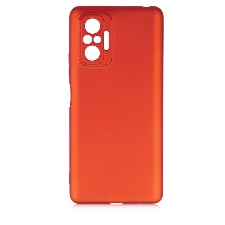 Xiaomi Redmi Note 10 Pro Kılıf NXXA Premier Silikon Kapak-Kırmızı