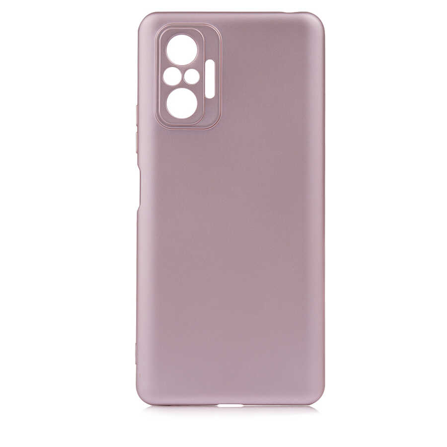 Xiaomi Redmi Note 10 Pro Kılıf NXXA Premier Silikon Kapak-Rose Gold