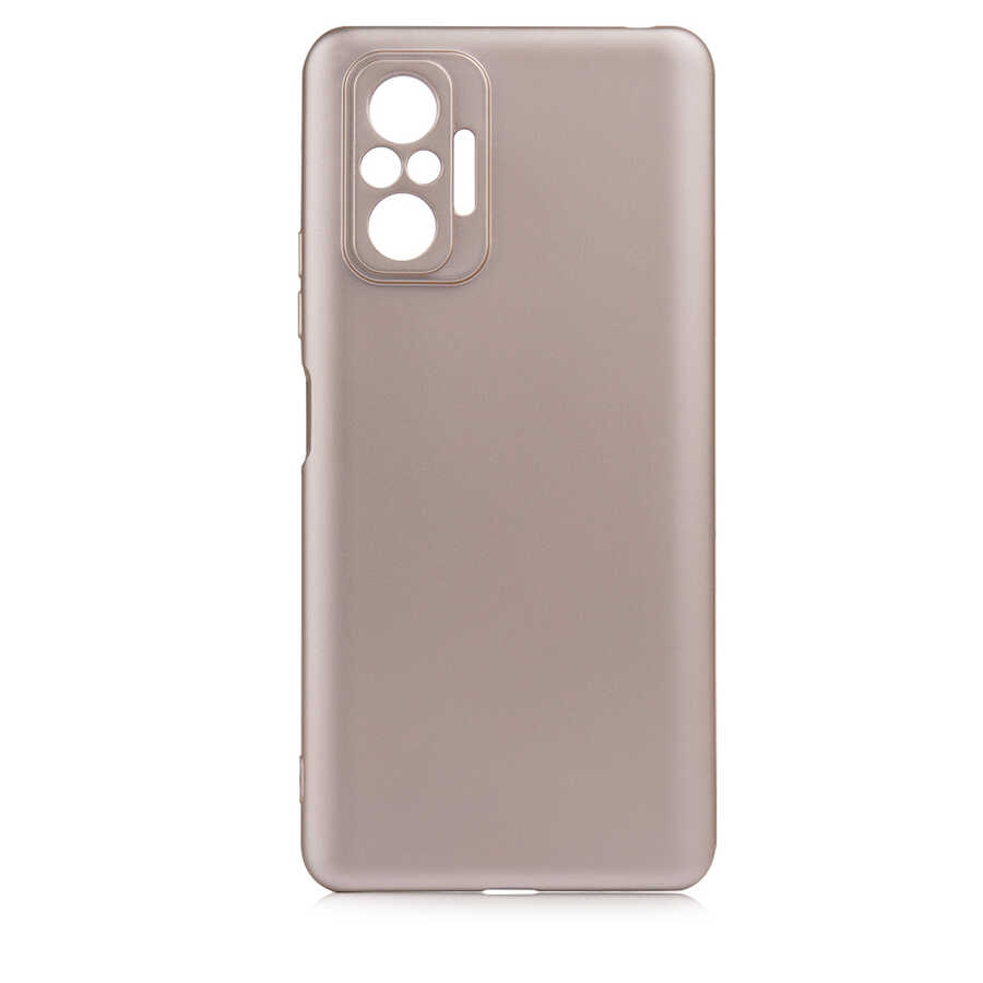 Xiaomi Redmi Note 10 Pro Kılıf NXXA Premier Silikon Kapak-Gold