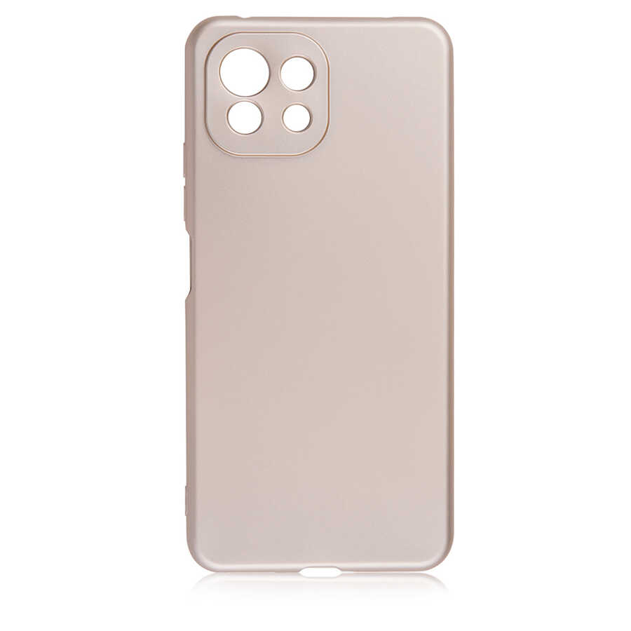 Xiaomi Mi 11 Lite Kılıf NXXA Premier Silikon Kapak-Gold