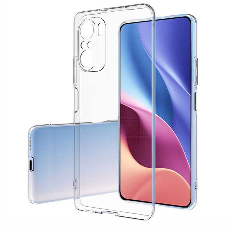 Xiaomi Mi 11İ Kılıf NXXA Süper Silikon Kapak-Renksiz