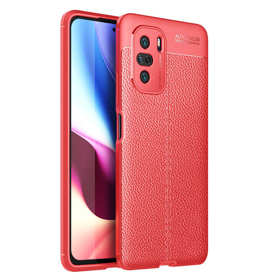 Xiaomi Mi 11İ Kılıf NXXA Niss Silikon Kapak-Kırmızı