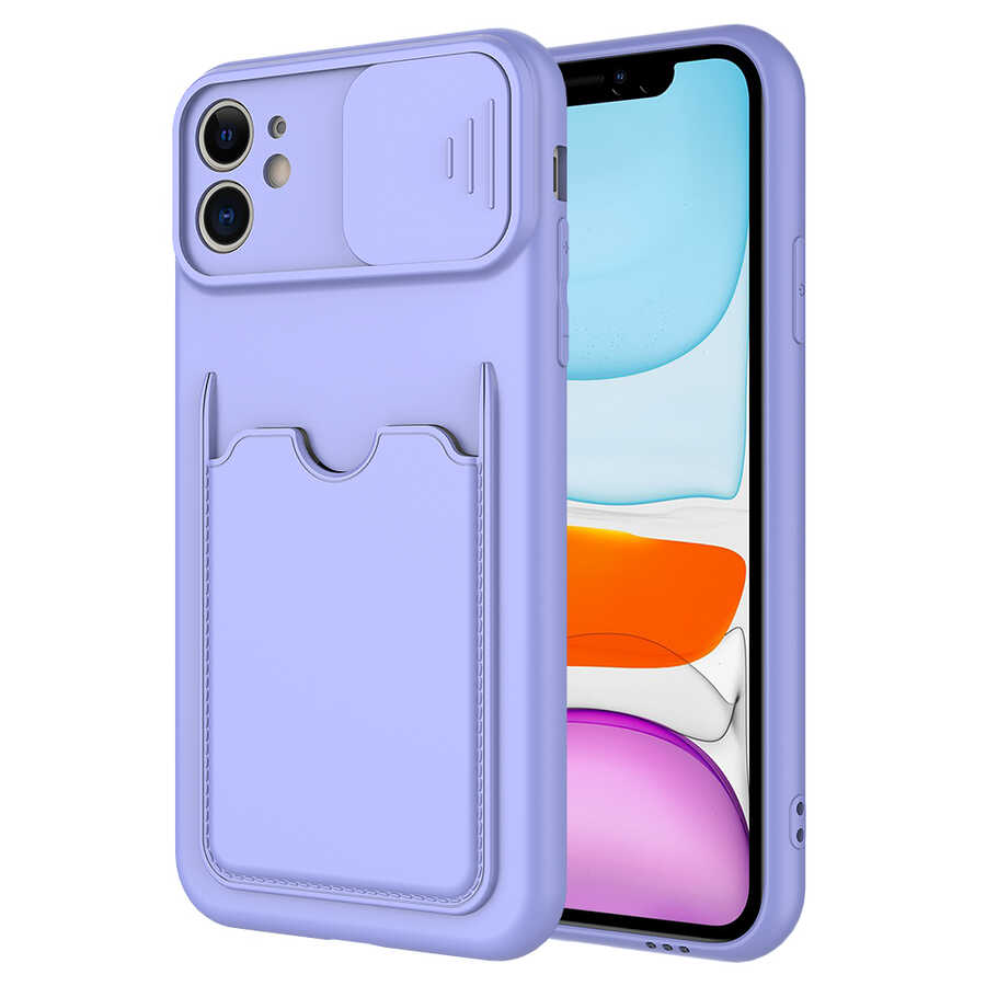 iPhone 11 Uyumlu NXXA Kartix Kapak-Lila