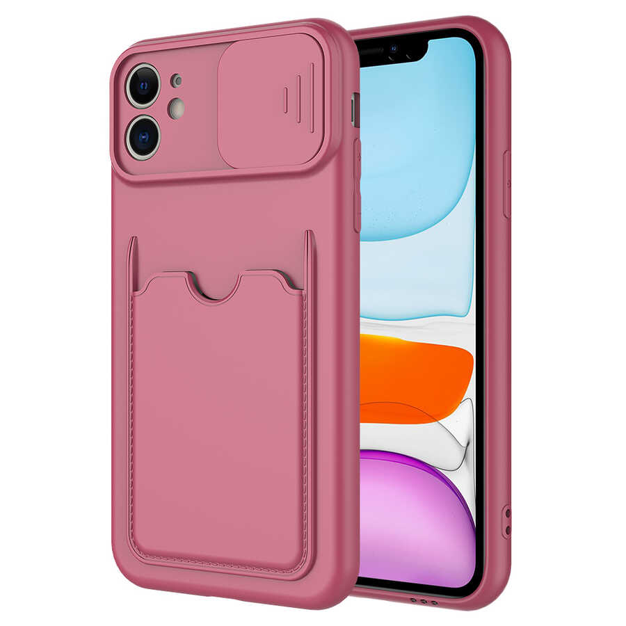 iPhone 11 Uyumlu NXXA Kartix Kapak-Koyu Mor