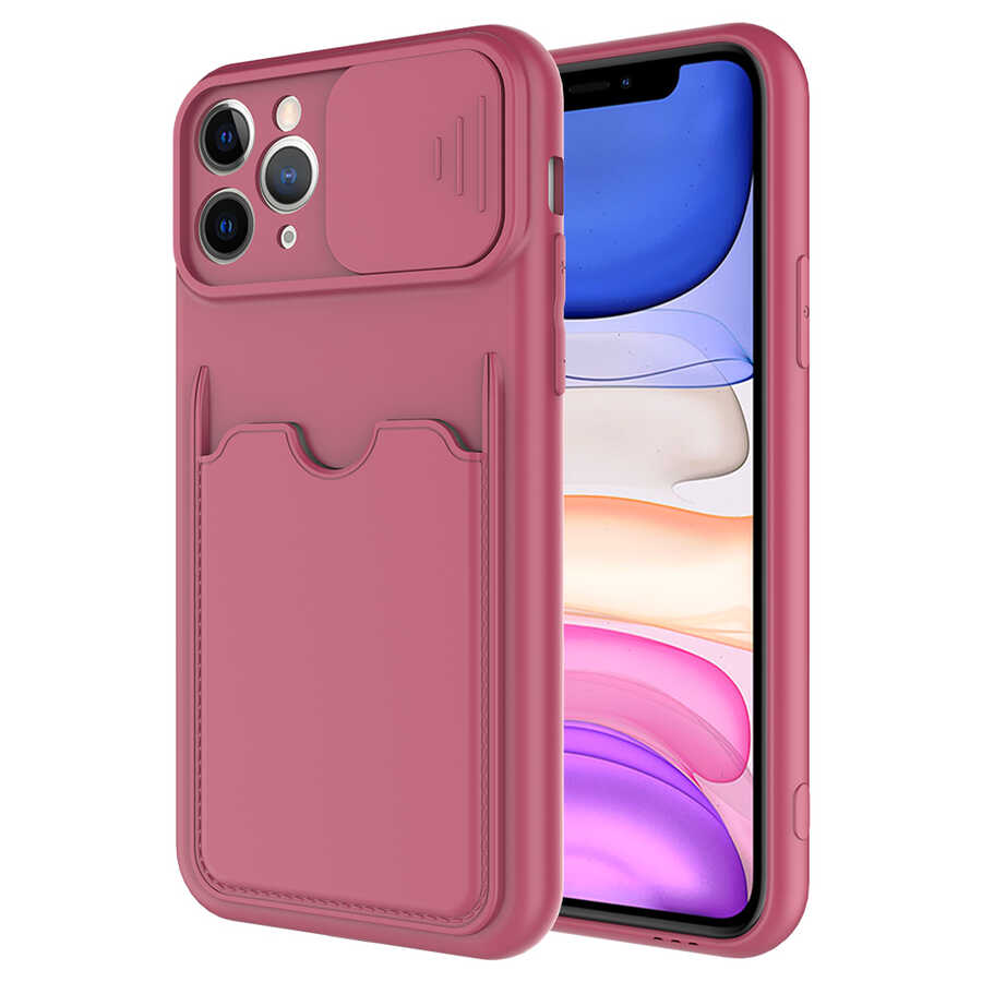 iPhone 11 Pro Uyumlu ​NXXA Kartix Kapak-Koyu Mor