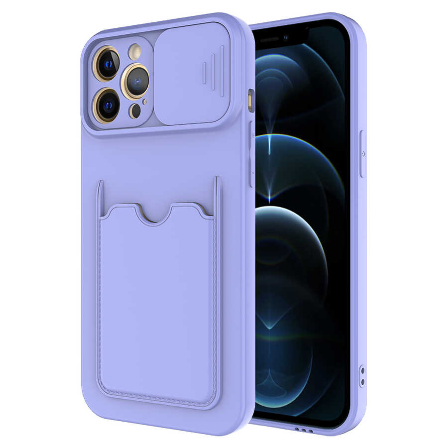 iPhone 12 Pro Kılıf NXXA Kartix Kapak-Lila