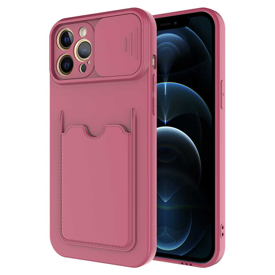 iPhone 12 Pro Max Kılıf NXXA Kartix Kapak-Koyu Mor