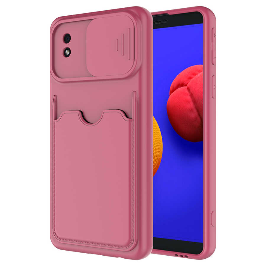 Galaxy A01 Core Kılıf NXXA Kartix Kapak-Koyu Mor