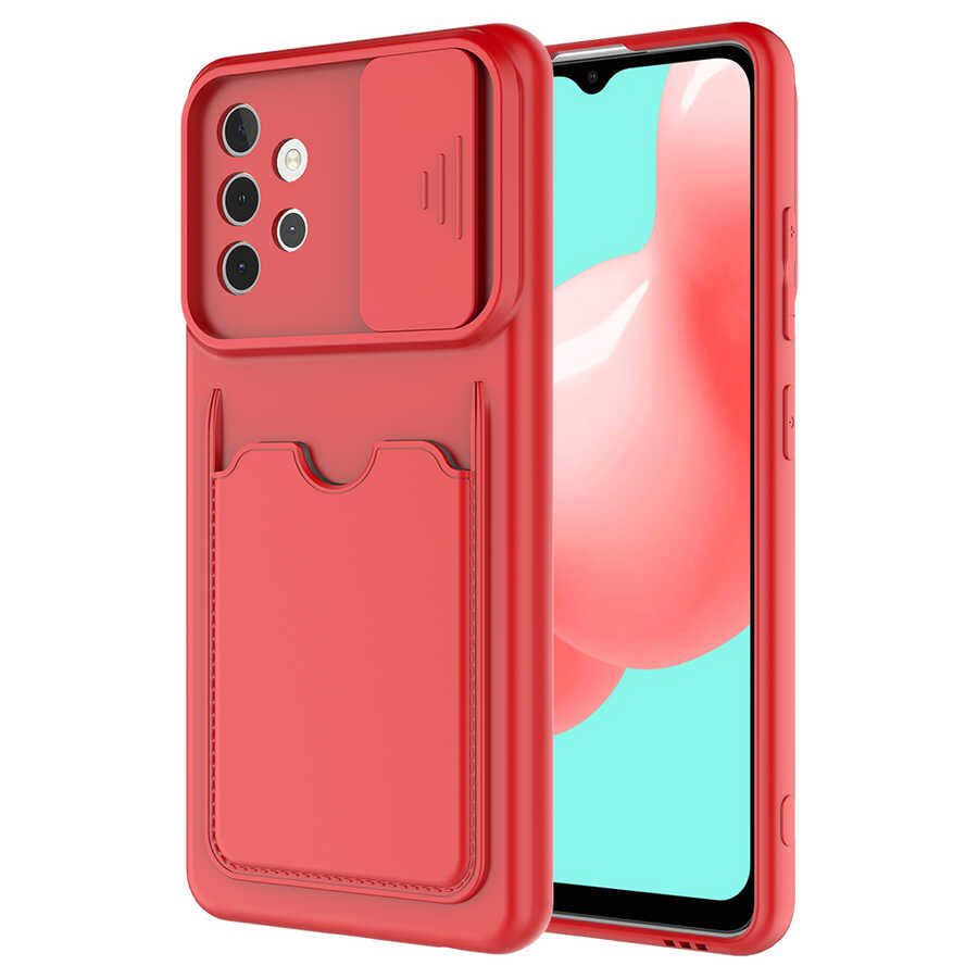 Galaxy A32 4G Kılıf NXXA Kartix Kapak-Kırmızı