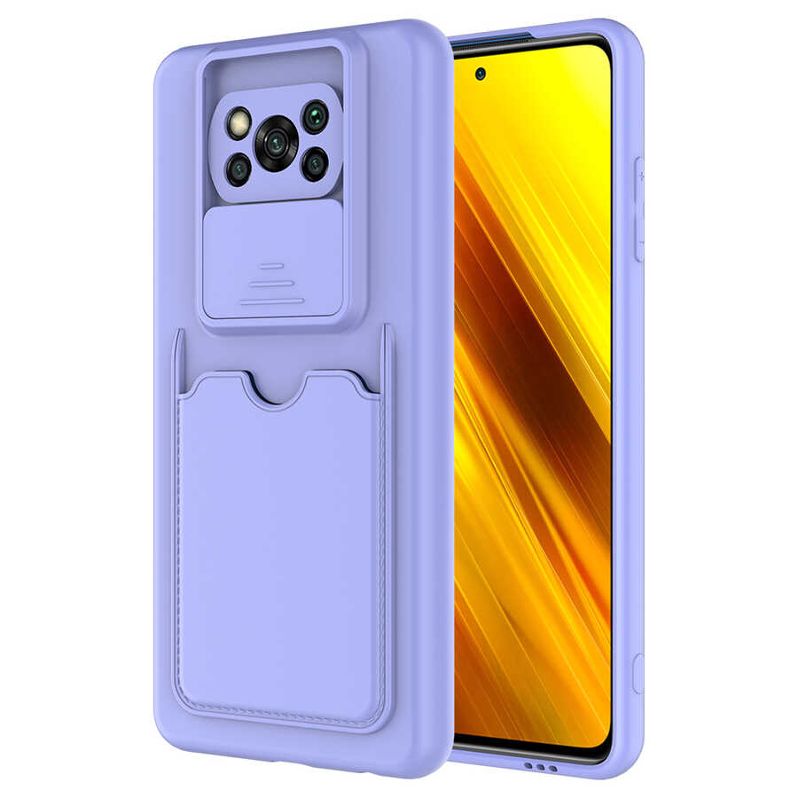 Xiaomi Poco X3 Kılıf ​NXXA Kartix Kapak-Lila