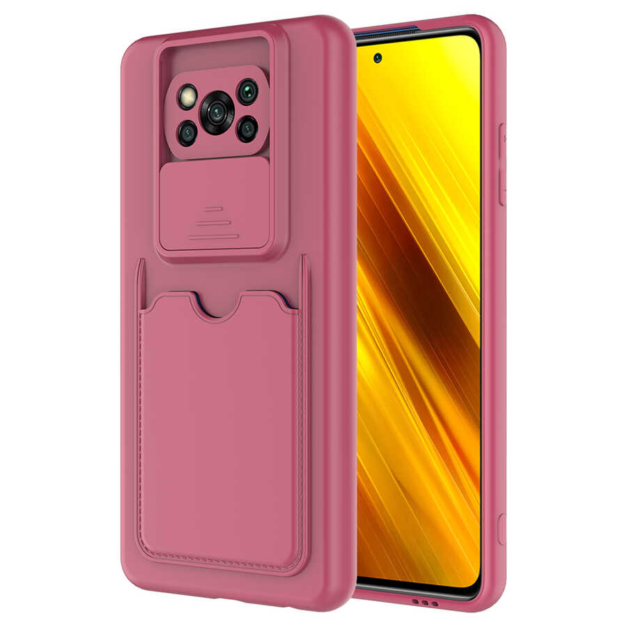 Xiaomi Poco X3 Kılıf ​NXXA Kartix Kapak-Koyu Mor