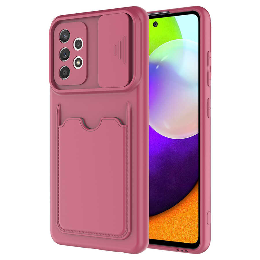 Galaxy A72 Kılıf NXXA Kartix Kapak-Koyu Mor