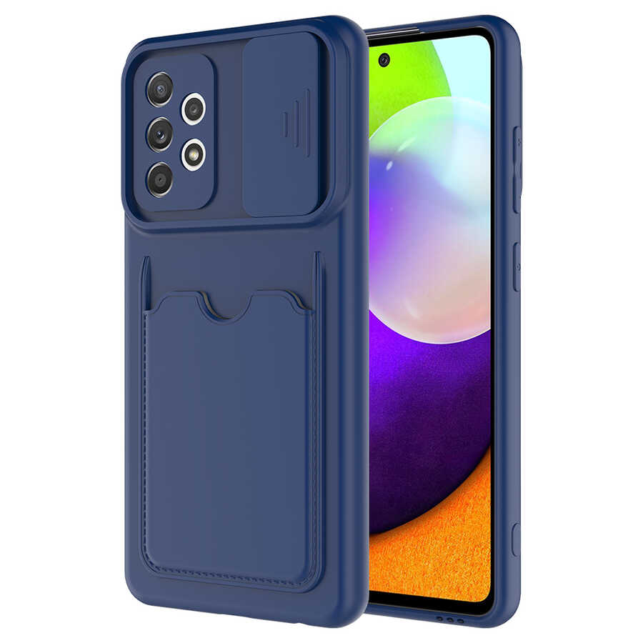 Galaxy A72 Kılıf ​NXXA Kartix Kapak-Lacivert