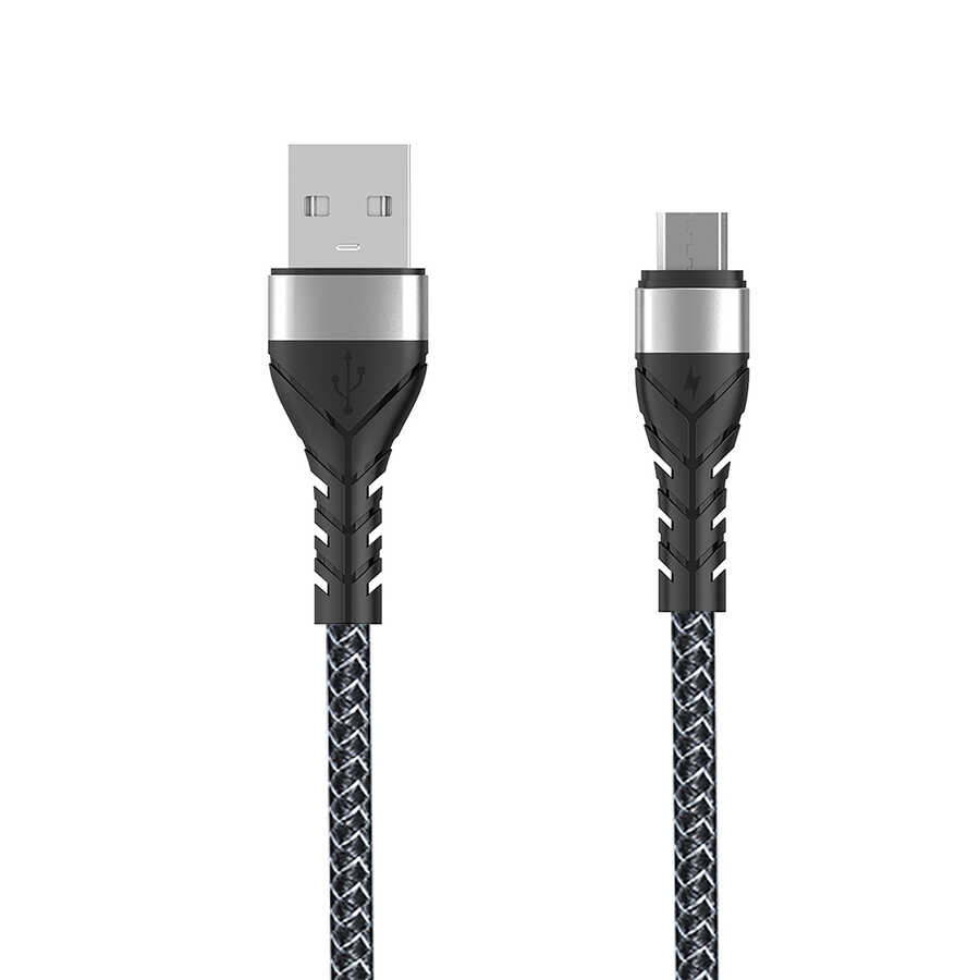 Siyah Bax Micro Usb Kablo 1M