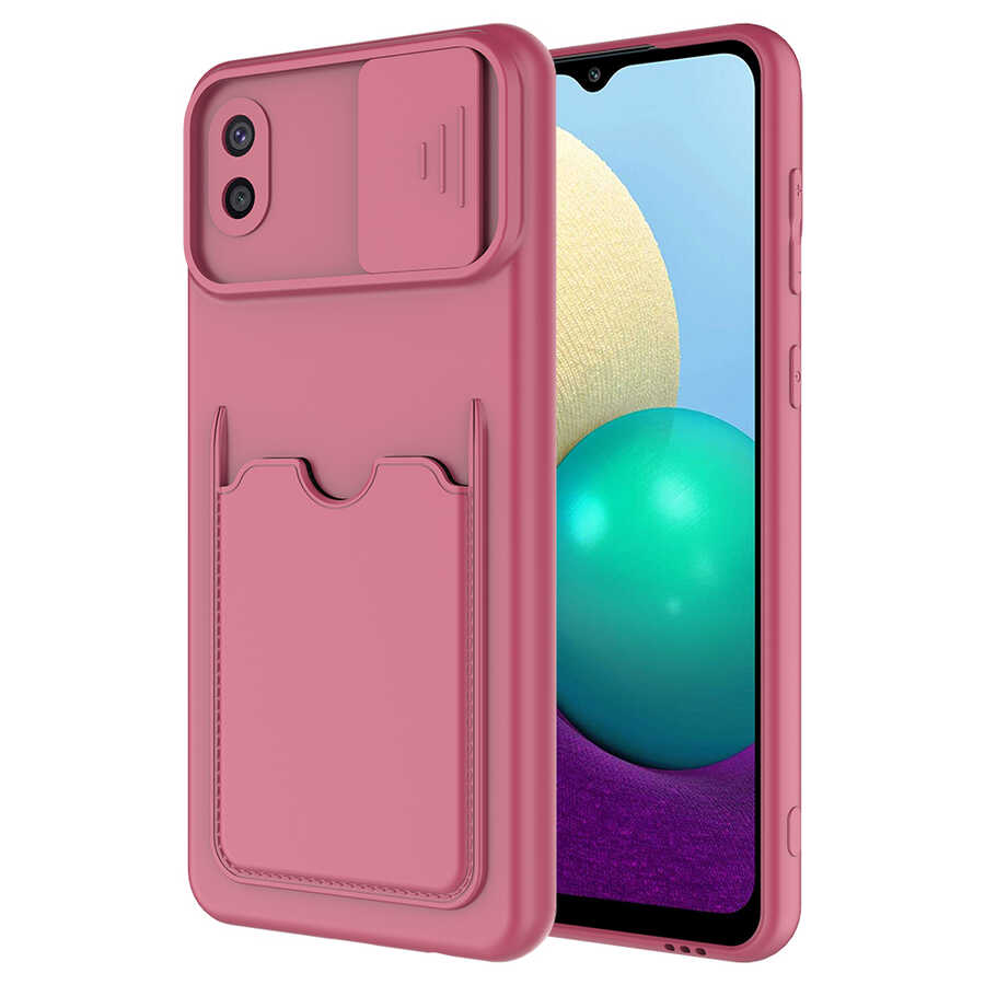 Galaxy A02 Kılıf NXXA Kartix Kapak-Koyu Mor