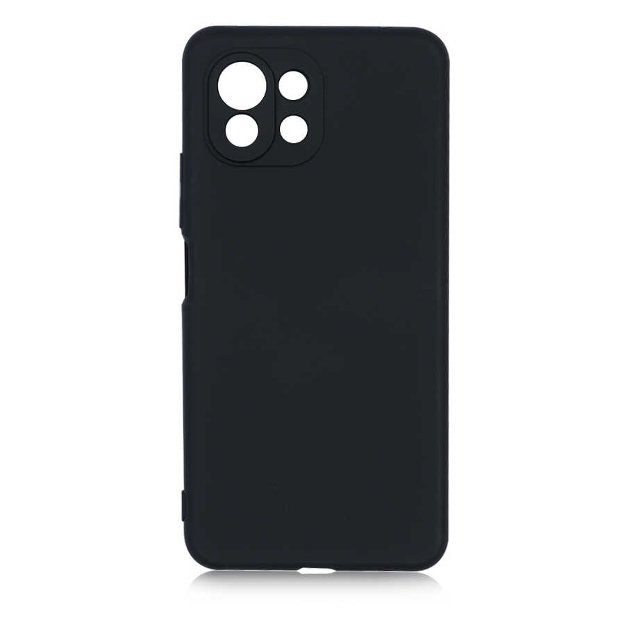 Xiaomi Mi 11 Lite Kılıf NXXA Mara LaAAKan Kapak-Siyah